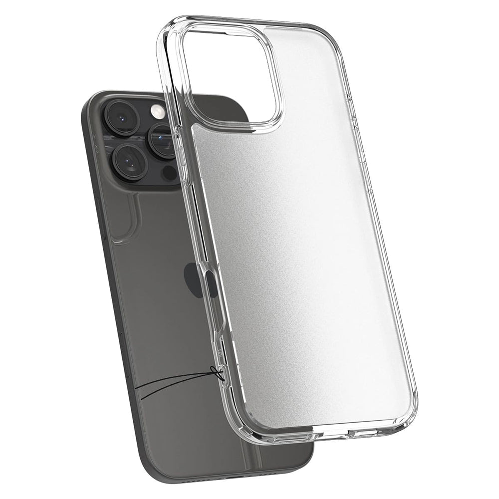 Deksel for Apple iPhone 16 Pro, Spigen, Ultra Hybrid, Satinert Transparent ACS08122