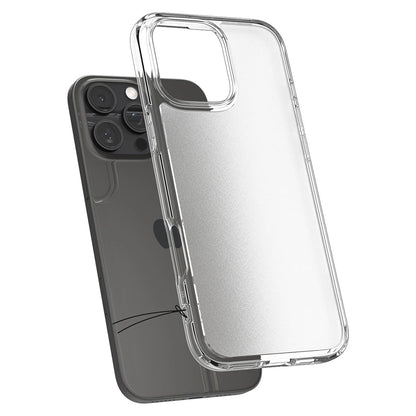Deksel for Apple iPhone 16 Pro, Spigen, Ultra Hybrid, Satinert Transparent ACS08122