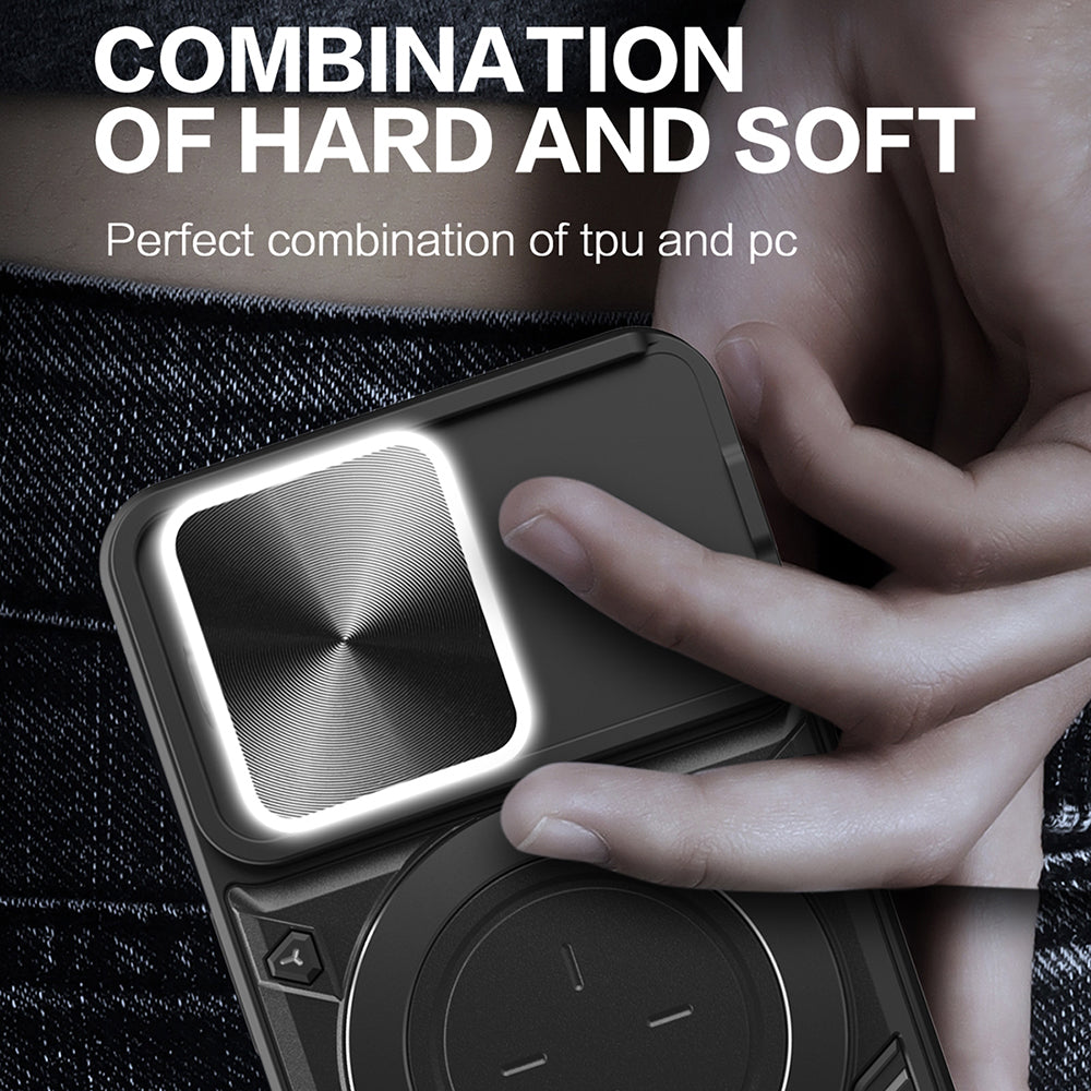 Deksel for Apple iPhone 16 Pro, Techsuit, CamGuard Pro, Svart
