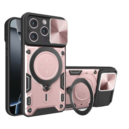 Deksel for Apple iPhone 16 Pro, Techsuit, CamGuard Pro, Rosa Gull