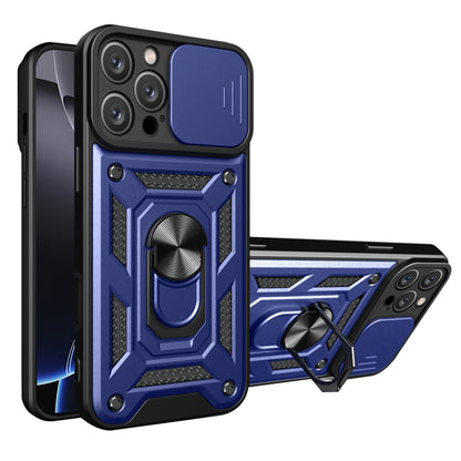 Deksel for Apple iPhone 16 Pro, Techsuit, CamShield, Blå