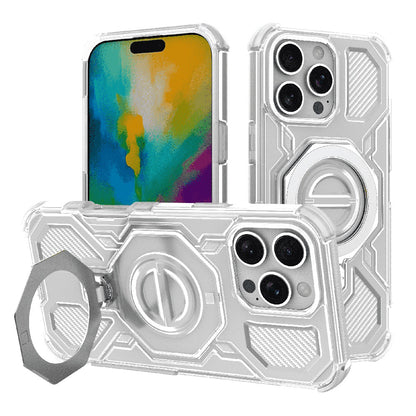 Deksel for Apple iPhone 16 Pro, Techsuit, Carbon Shield Pro, Hvit