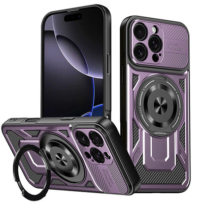 Deksel for Apple iPhone 16 Pro, Techsuit, RuggedCam, Lilla