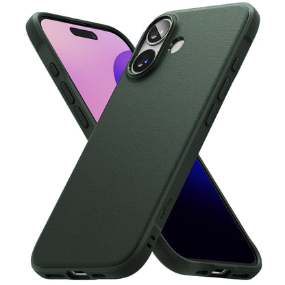 Deksel for Apple iPhone 16, Ringke, Onyx, Mørkegrønn
