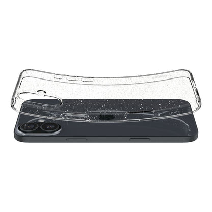 Deksel til Apple iPhone 16, Spigen, Liquid Crystal Glitter, Transparent ACS08192