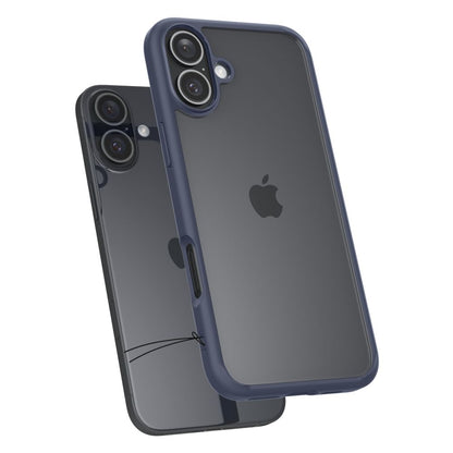 Deksel for Apple iPhone 16, Spigen, Ultra Hybrid, Marineblå