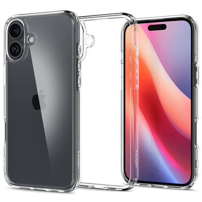 Deksel for Apple iPhone 16, Spigen, Ultra Hybrid, Transparent