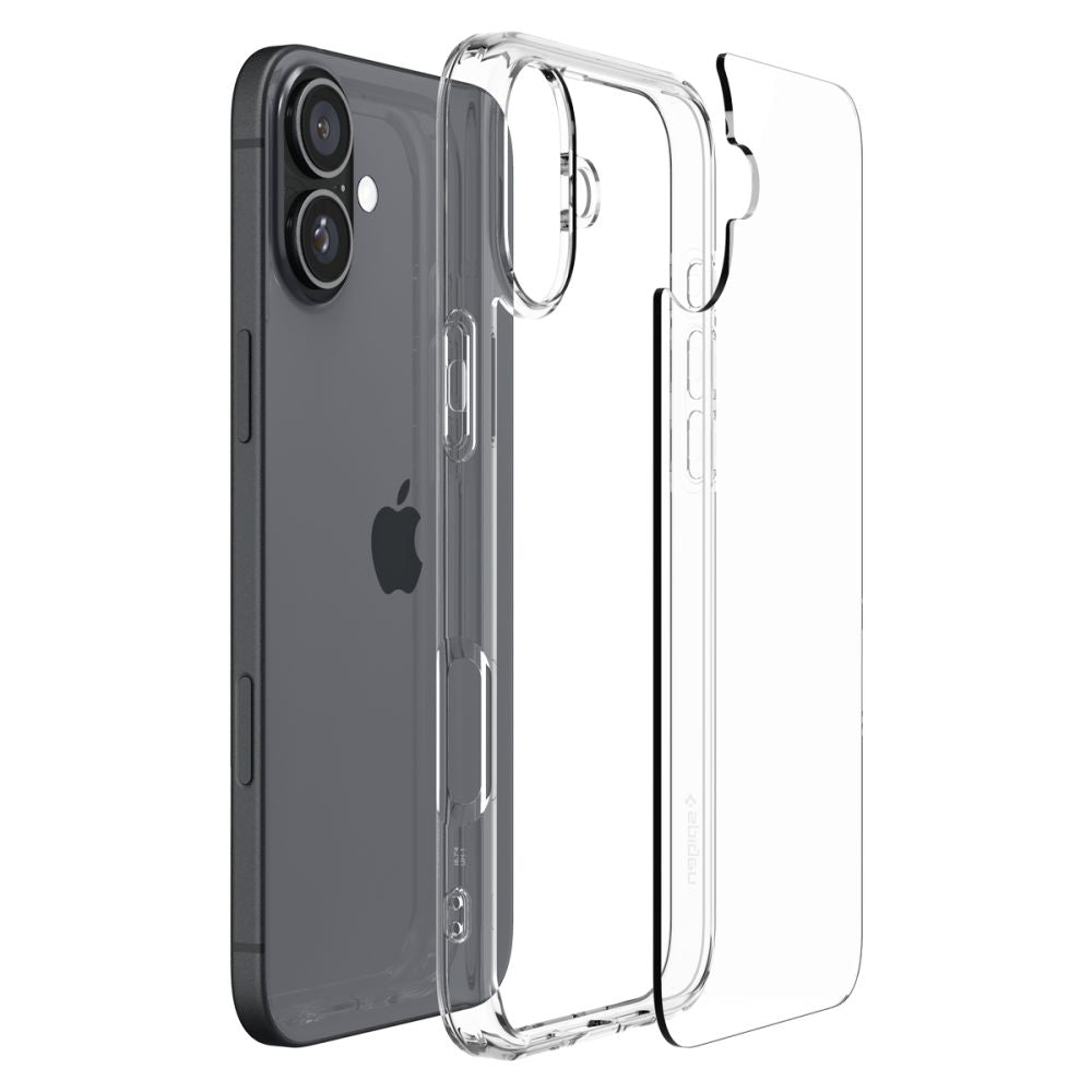 Deksel for Apple iPhone 16, Spigen, Ultra Hybrid, Transparent