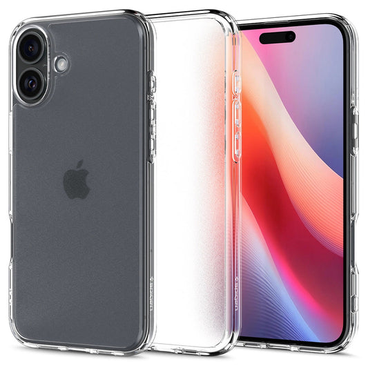Deksel for Apple iPhone 16, Spigen, Ultra Hybrid, Satinert Transparent