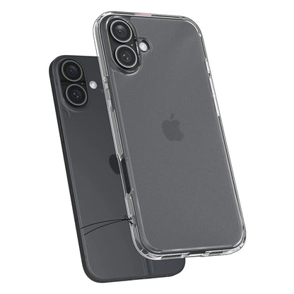 Deksel for Apple iPhone 16, Spigen, Ultra Hybrid, Satinert Transparent