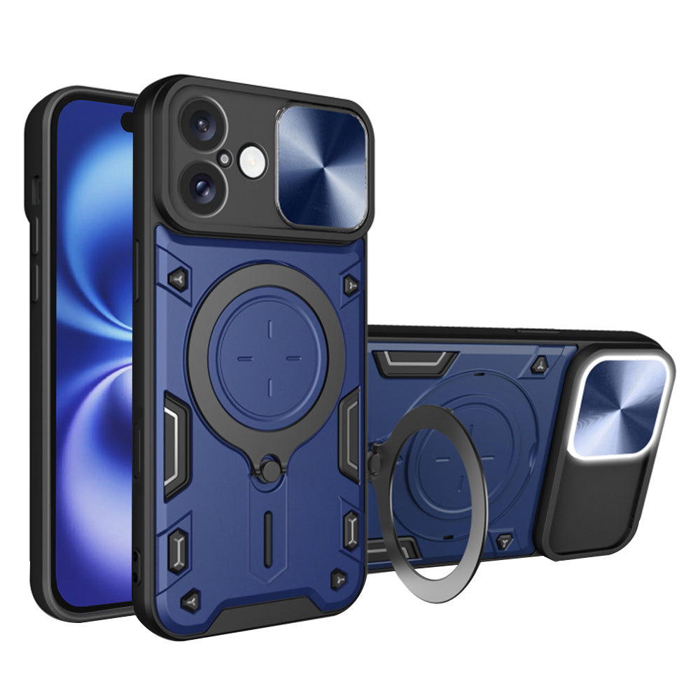 Deksel for Apple iPhone 16, Techsuit, CamGuard Pro, Blå