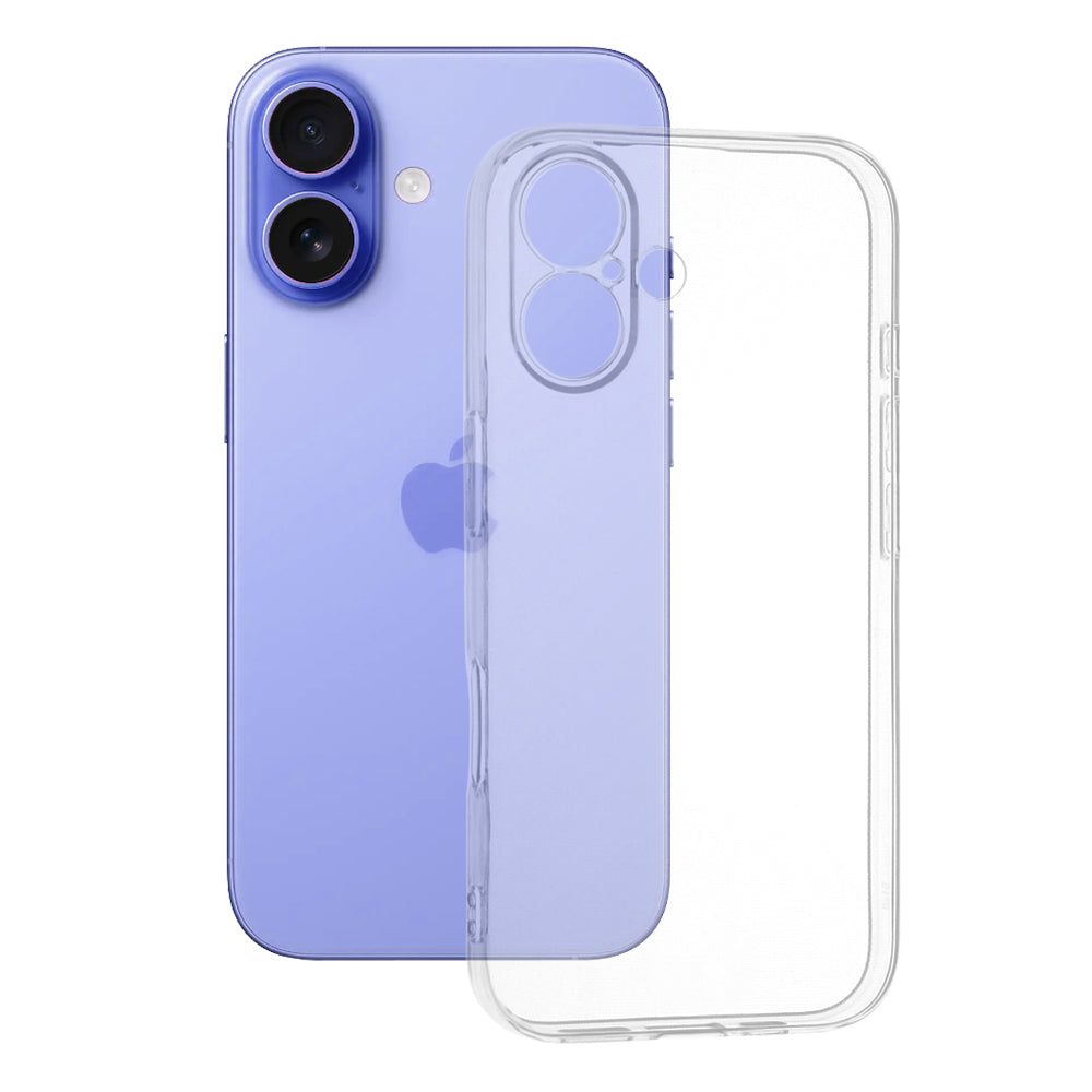 Deksel for Apple iPhone 16, Techsuit, Klar, Transparent
