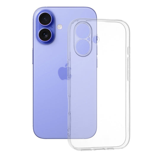 Deksel for Apple iPhone 16, Techsuit, Klar, Transparent