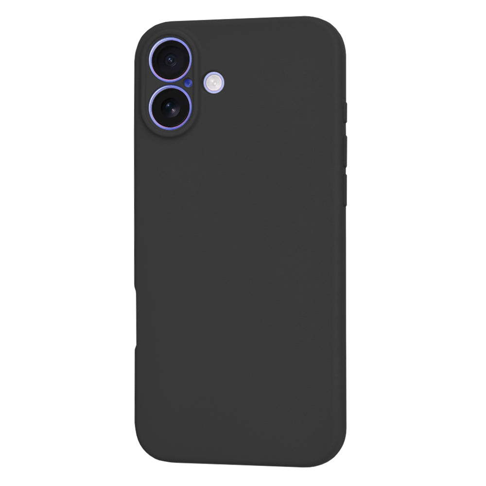 Deksel for Apple iPhone 16, Techsuit, SoftFlex, Svart