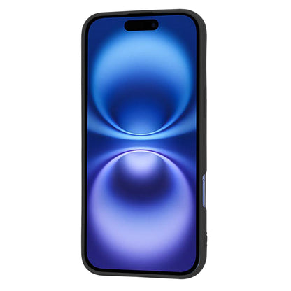 Deksel for Apple iPhone 16, Techsuit, SoftFlex, Svart