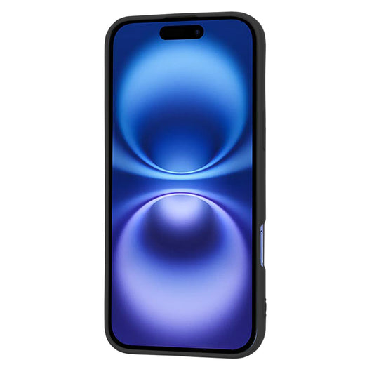 Deksel for Apple iPhone 16, Techsuit, SoftFlex, Svart