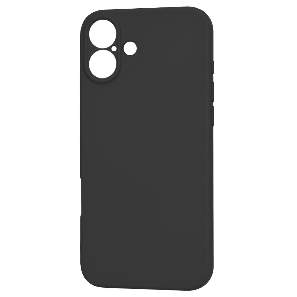 Deksel for Apple iPhone 16, Techsuit, SoftFlex, Svart