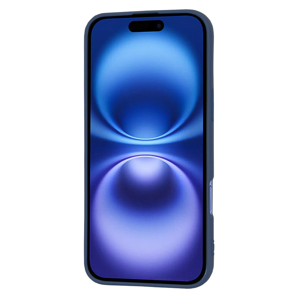 Deksel for Apple iPhone 16, Techsuit, SoftFlex, Kirsebærrød