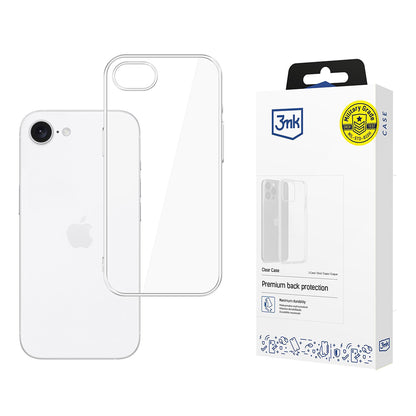 Deksel for Apple iPhone 17e / 16e, 3MK, Klar, Transparent
