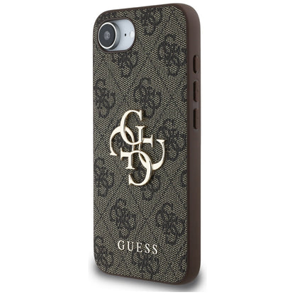 Deksel for Apple iPhone 16e, Guess, 4G Big Logo, Svart