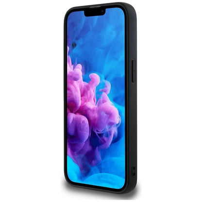 Deksel for Apple iPhone 16e, Guess, Fixed Glitter Big 4G, Svart