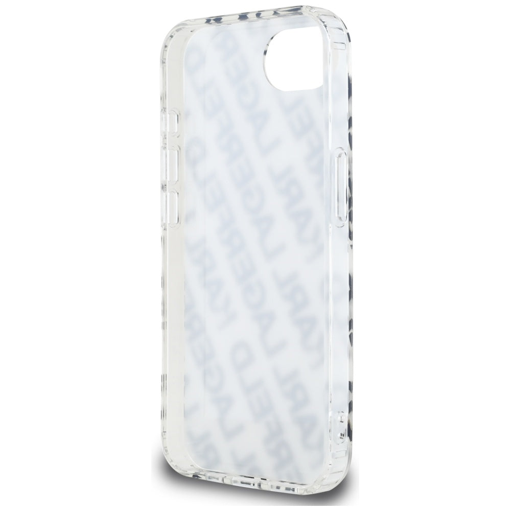 Deksel for Apple iPhone 16e, Karl Lagerfeld, IML Luxury Gold Fullover Logo, Gull