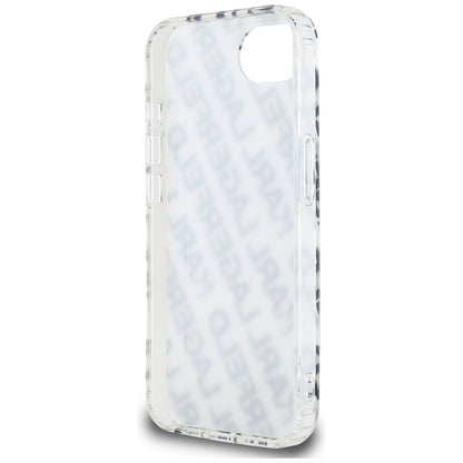 Deksel for Apple iPhone 16e, Karl Lagerfeld, IML Luxury Gold Fullover Logo, Gull