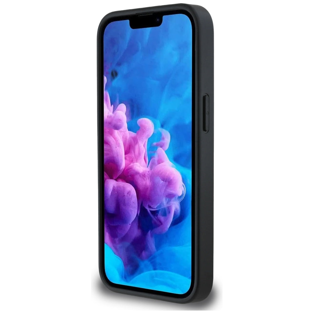 Deksel for Apple iPhone 16e, Karl Lagerfeld, Monogram Choupette's Head, Svart