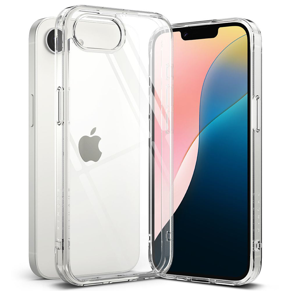 Deksel for Apple iPhone 17e / 16e, Ringke, Fusion, Transparent