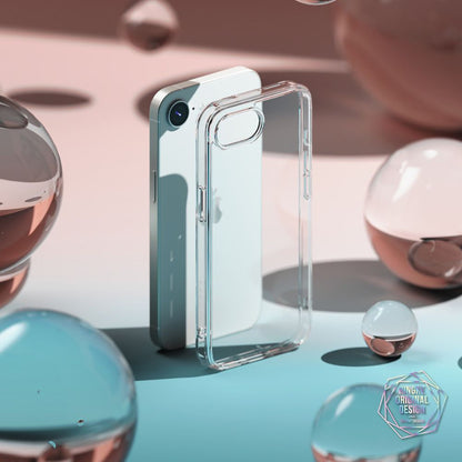 Deksel for Apple iPhone 17e / 16e, Ringke, Fusion, Transparent