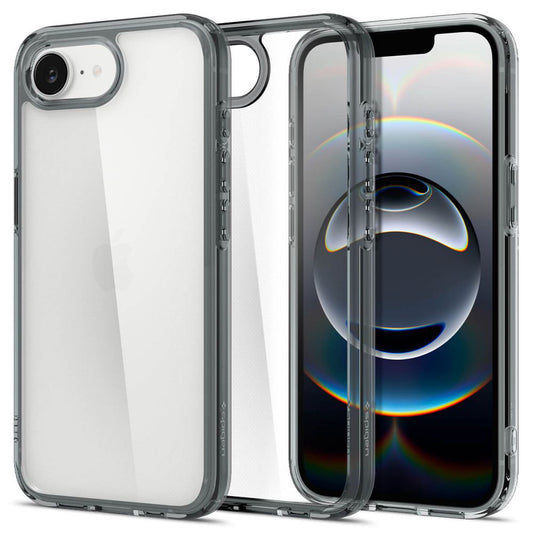 Deksel for Apple iPhone 17e / 16e, Spigen, Ultra Hybrid, Røykfarget ACS09531