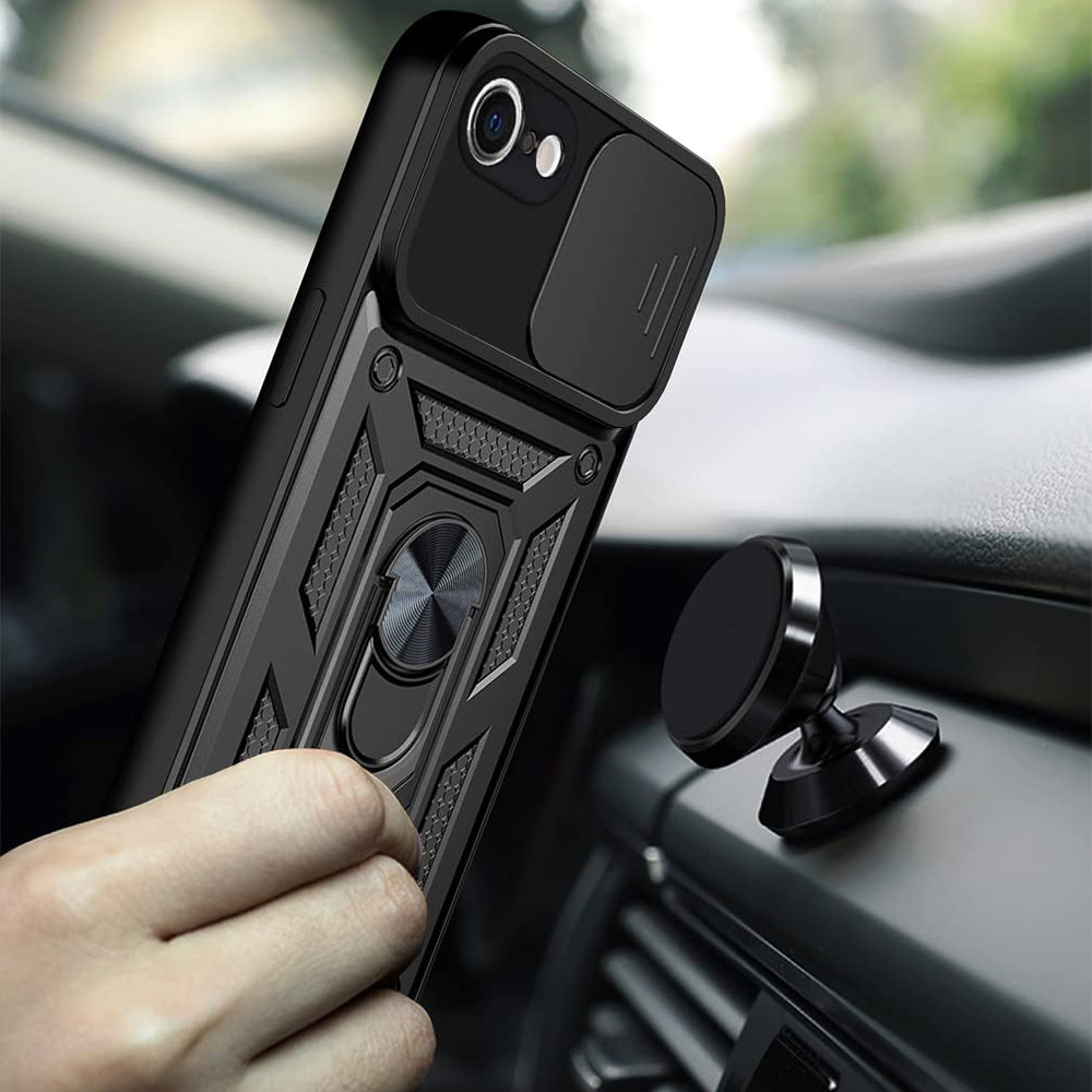 Deksel for Apple iPhone 17e / 16e, Techsuit, CamShield, Blå