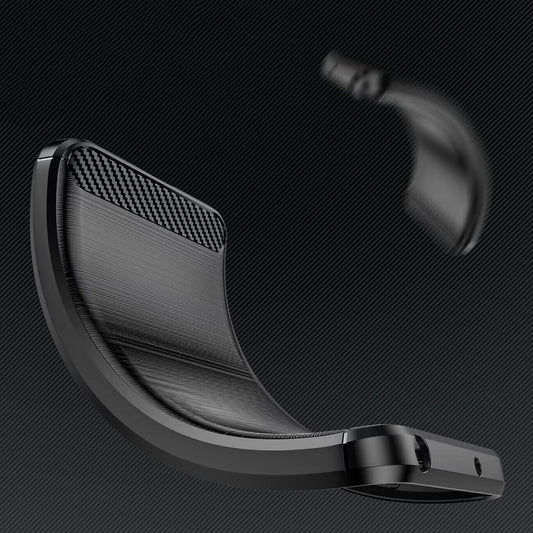 Deksel for Apple iPhone 17e / 16e, Techsuit, Karbon, Svart