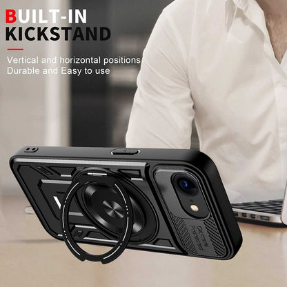 Deksel for Apple iPhone 17e / 16e, Techsuit, RuggedCam, Svart