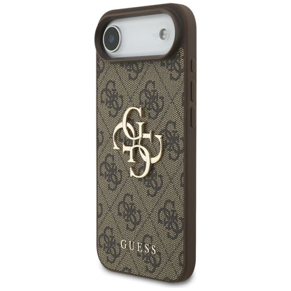Deksel for Apple iPhone 17 Air, Guess, 4G Big Logo, Brun