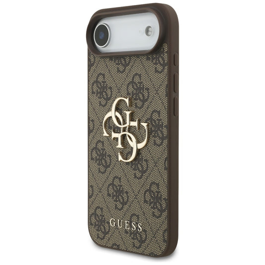 Deksel for Apple iPhone 17 Air, Guess, 4G Big Logo, Brun