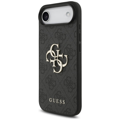 Deksel for Apple iPhone 17 Air, Guess, 4G Classic Logo with Strap, Svart