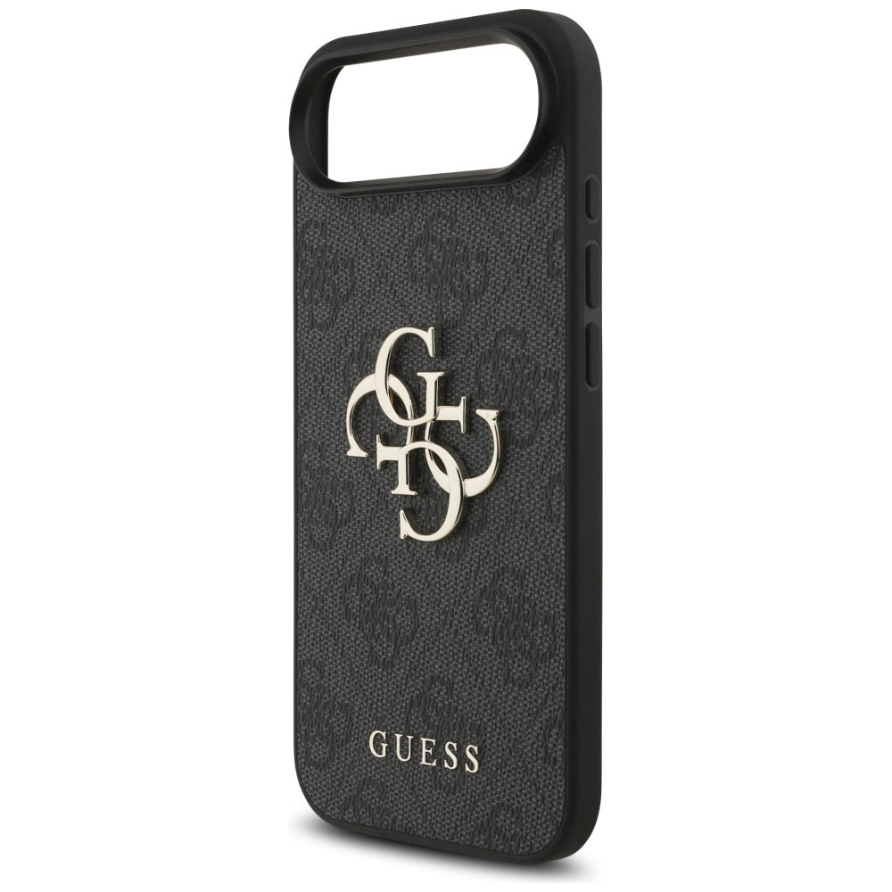 Deksel for Apple iPhone 17 Air, Guess, 4G Classic Logo with Strap, Svart