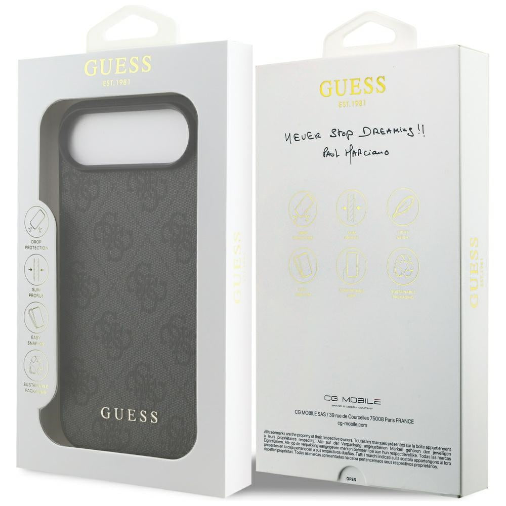 Deksel for Apple iPhone 17 Air, Guess, 4G Classic, Svart