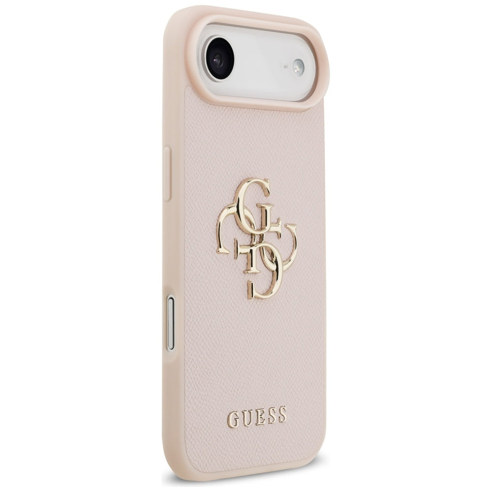 Deksel for Apple iPhone 17 Air, Guess, 4G Grained Big and Classic Logo, Rosa