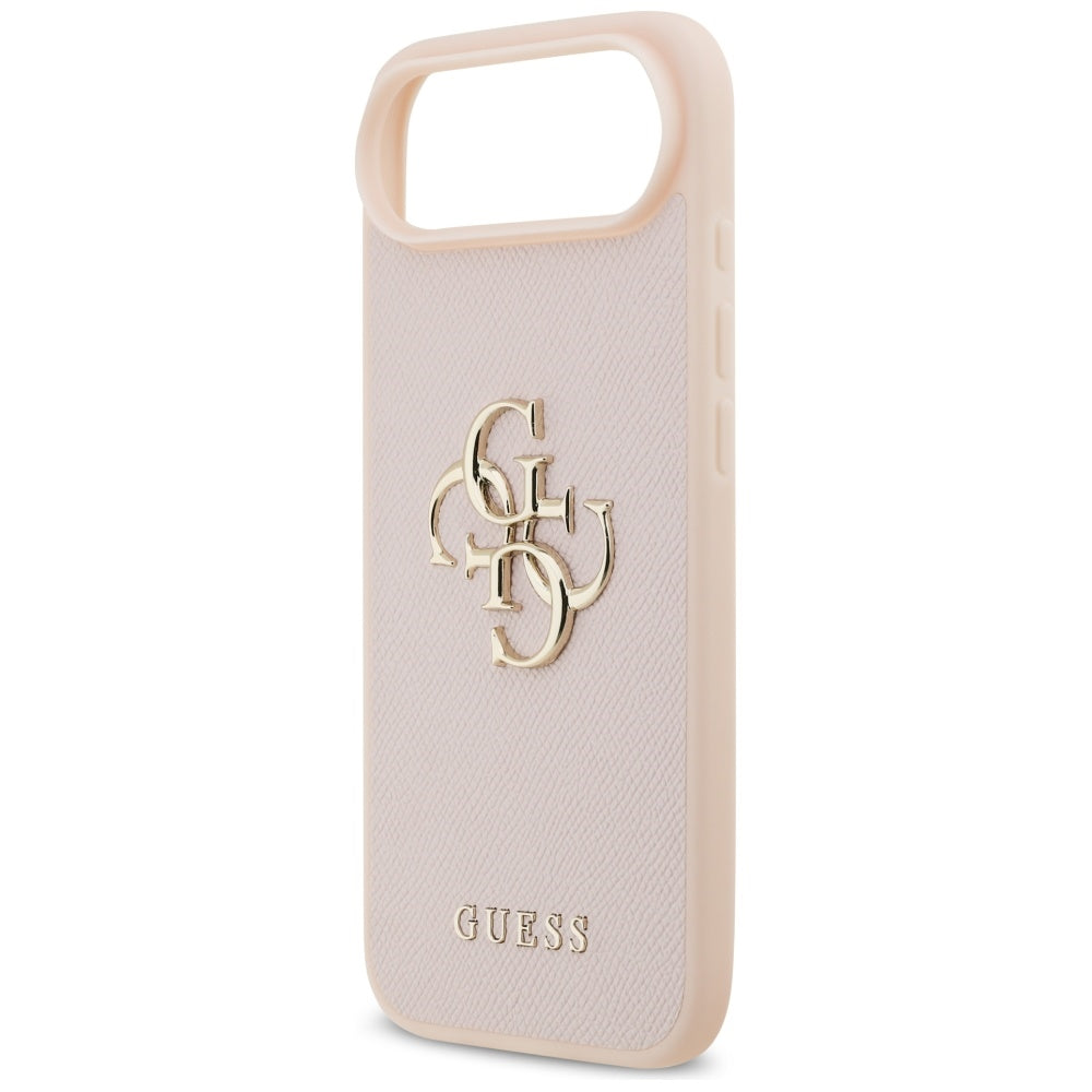 Deksel for Apple iPhone 17 Air, Guess, 4G Grained Big and Classic Logo, Rosa