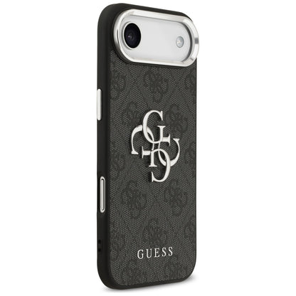 Deksel for Apple iPhone 17 Air, Guess, Big 4G Logo Classic, Svart Sølv