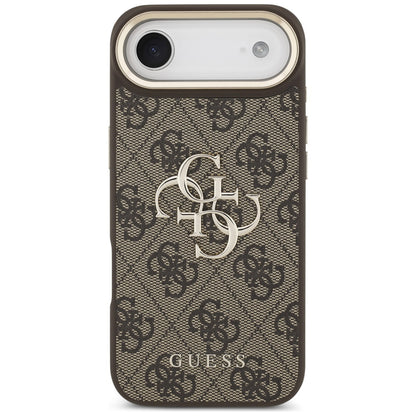 Deksel for Apple iPhone 17 Air, Guess, Big 4G Logo Classic, Gylden Brun