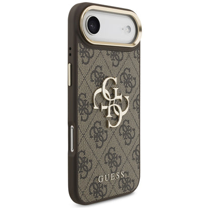 Deksel for Apple iPhone 17 Air, Guess, Big 4G Logo Classic, Gylden Brun