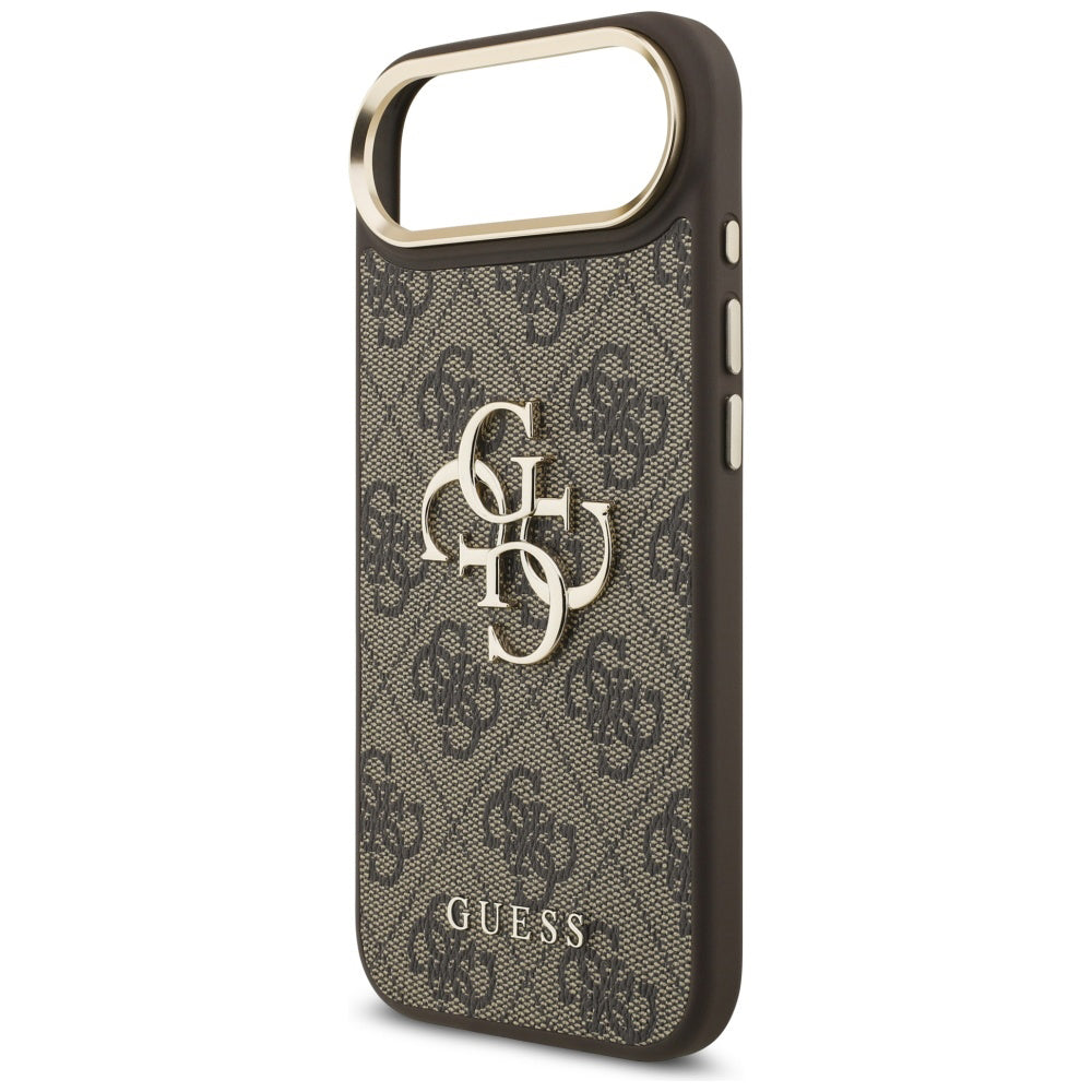 Deksel for Apple iPhone 17 Air, Guess, Big 4G Logo Classic, Gylden Brun
