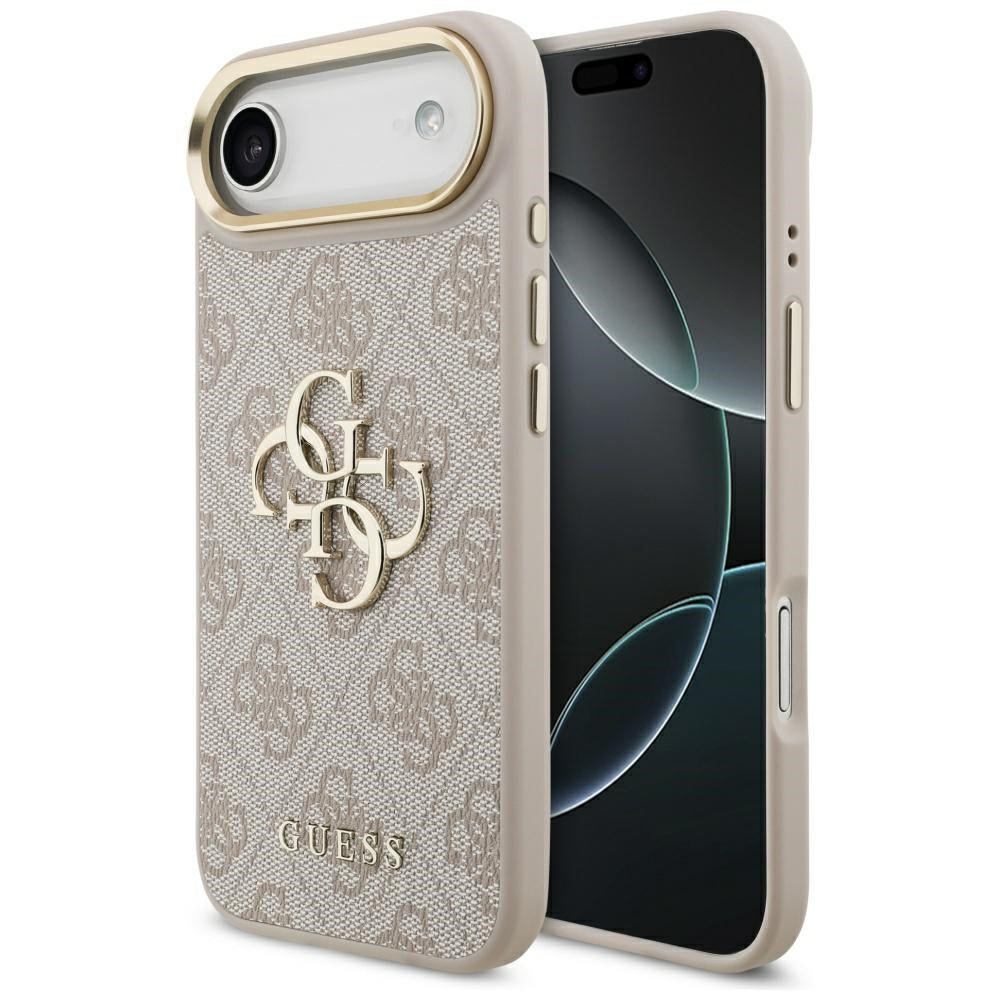 Deksel for Apple iPhone 17 Air, Guess, Big 4G Logo Classic, Rosa Gull