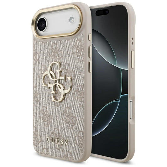 Deksel for Apple iPhone 17 Air, Guess, Big 4G Logo Classic, Rosa Gull
