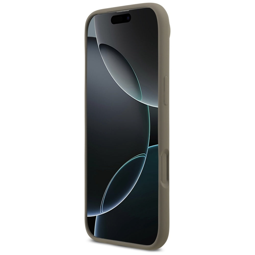 Deksel for Apple iPhone 17 Air, Guess, Big 4G Script, Brun