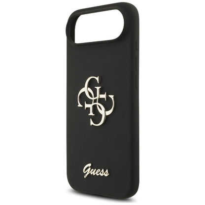 Deksel for Apple iPhone 17 Air, Guess, Big 4G Script, Svart