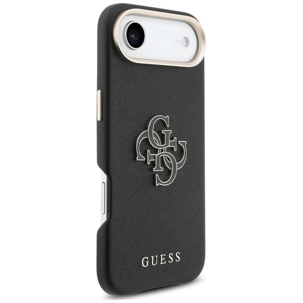 Deksel for Apple iPhone 17 Air, Guess, Resin Logo, Svart